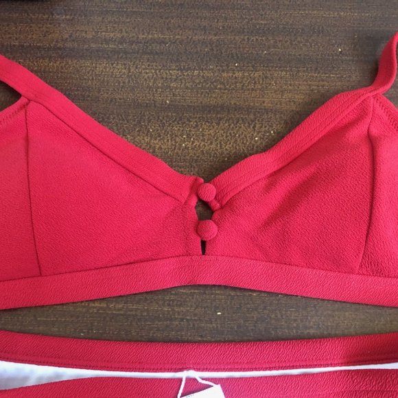 L Gia Keyhole Front High Waisted Bikini (Cupshe) - Picture 3 of 5